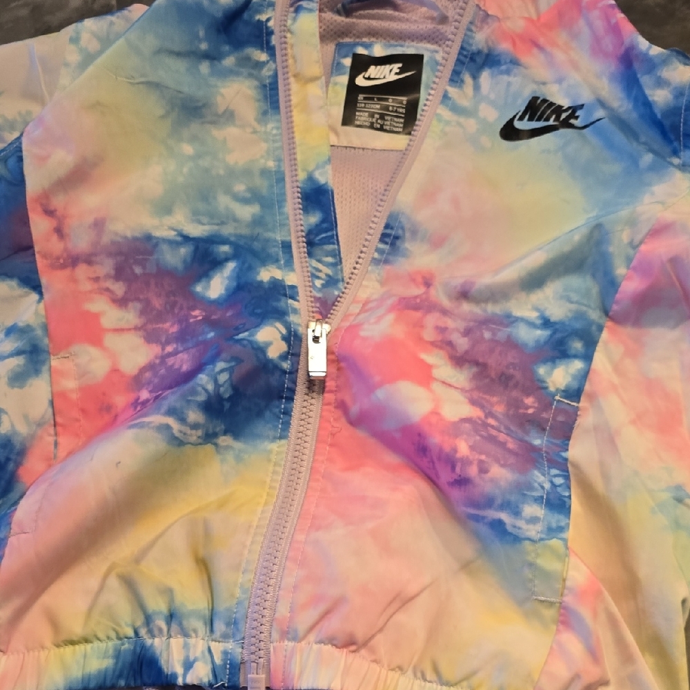 Nike Multicolor Tie-Dye Windbreaker